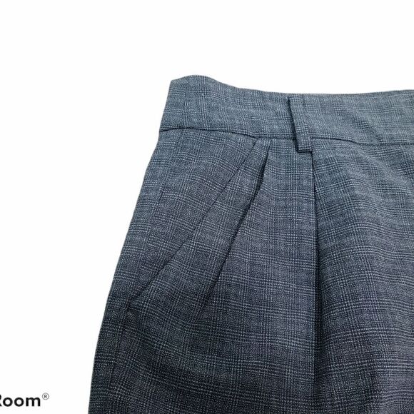 GAP Plaid Gray Mini Career Stretch Skirts Size 8 - Picture 5 of 11